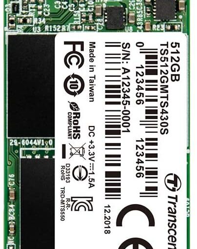TRANSCEND INTERNAL SSD M2 SATA III 2242 512GB (TS512GMTS430S)
